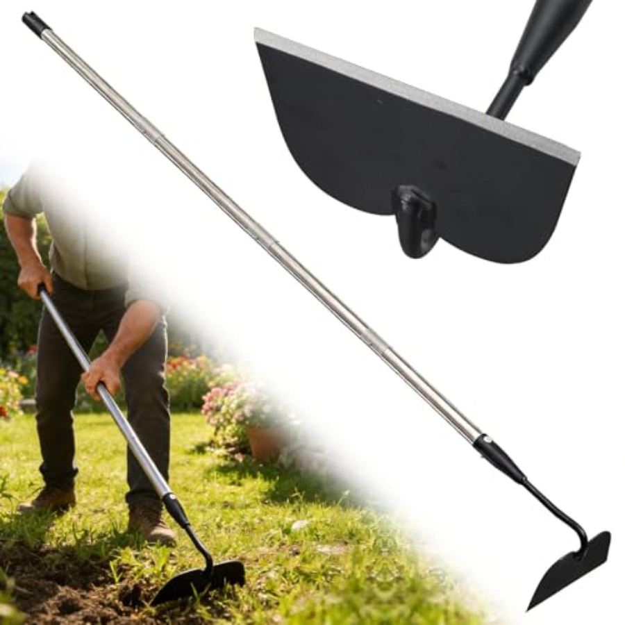 Gardening Tools Drawing - Cangkul Kebun untuk Menyiangi, Cangkul Dorong