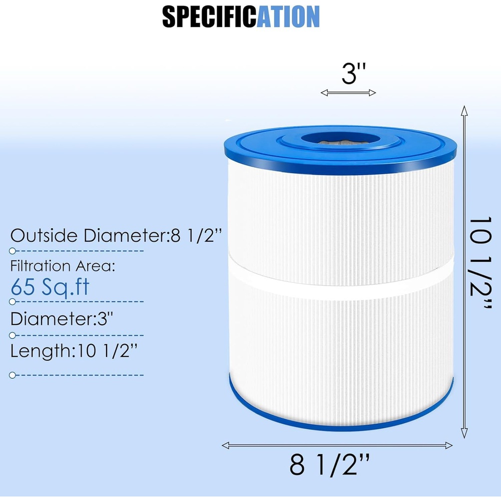 Gardening Tools Water - PWK65 Spa Filter Cartridge Pengganti PET