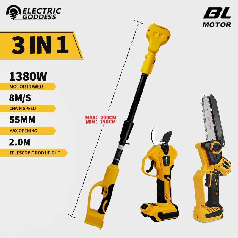 Gardening Tool Diy - Gergaji Rantai Listrik Tanpa Sikat 6