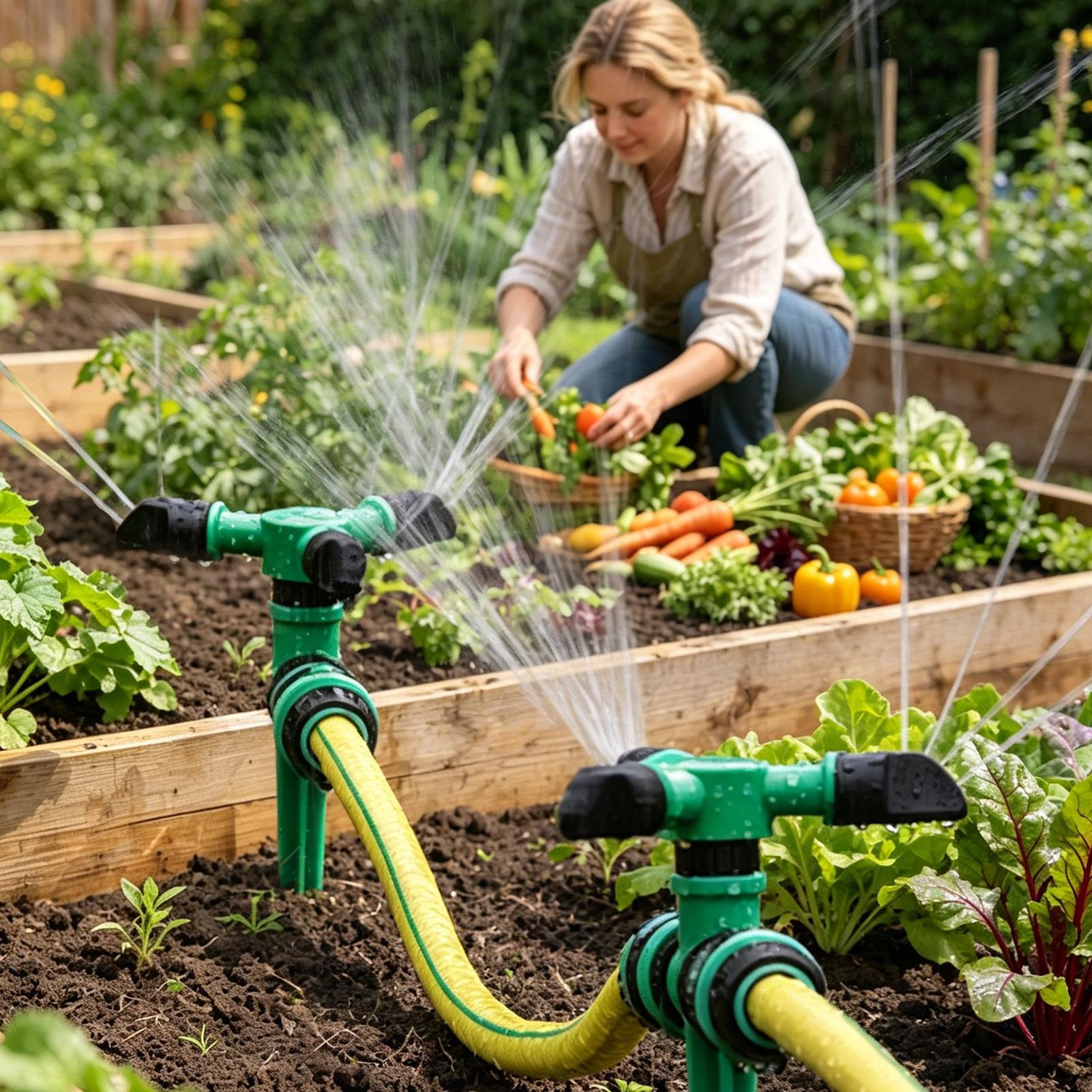 Penyiram Air Otomatis Berputar - Gardening Tools Water ulasan dan harga