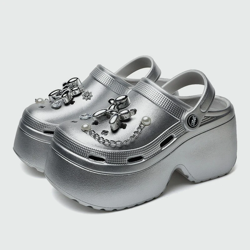 Clogs Platform Perak Wanita Te - Gardening Tools For Women ulasan dan harga