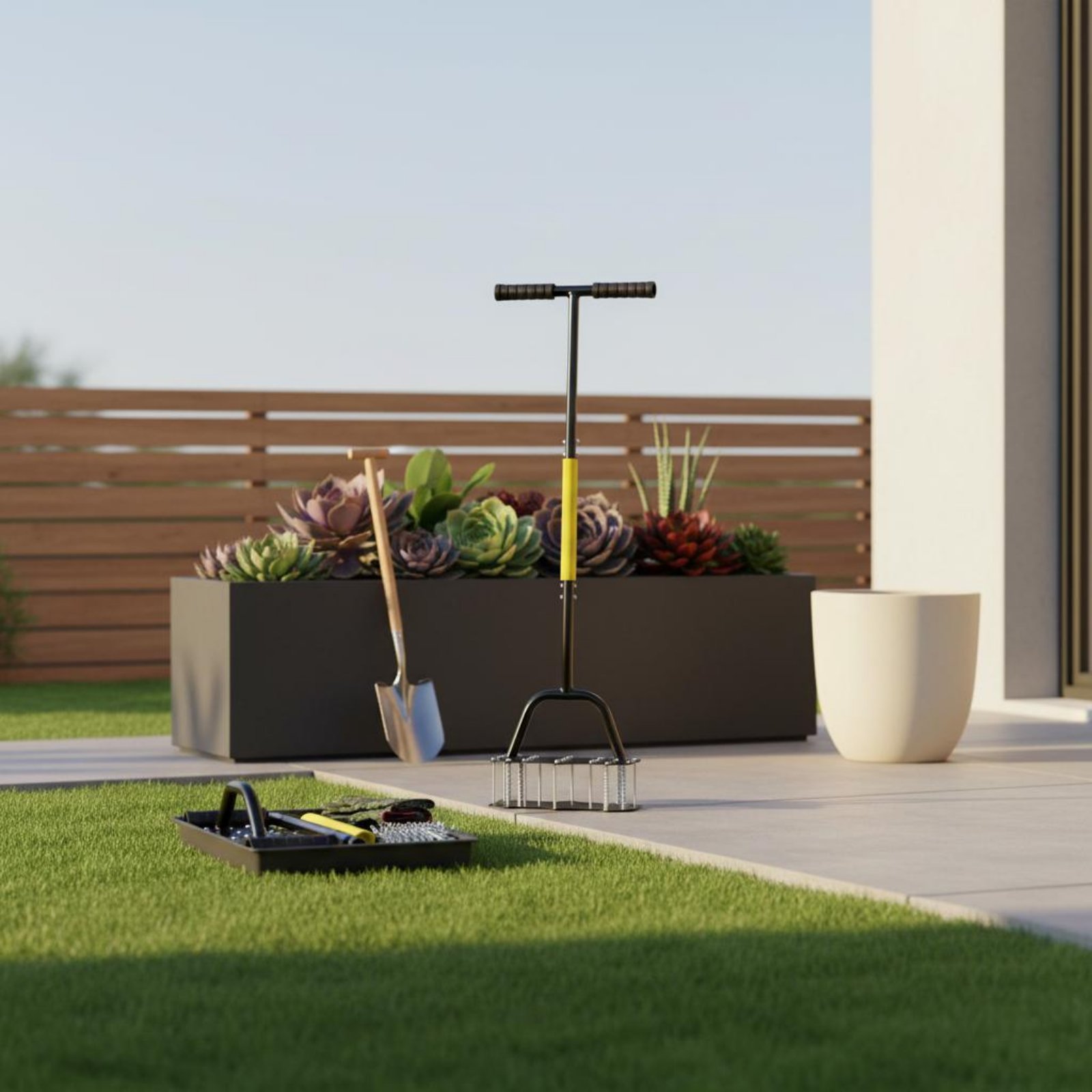 Alat Pemangkas Rumput Setengah - Gardening Tools Uses ulasan dan harga