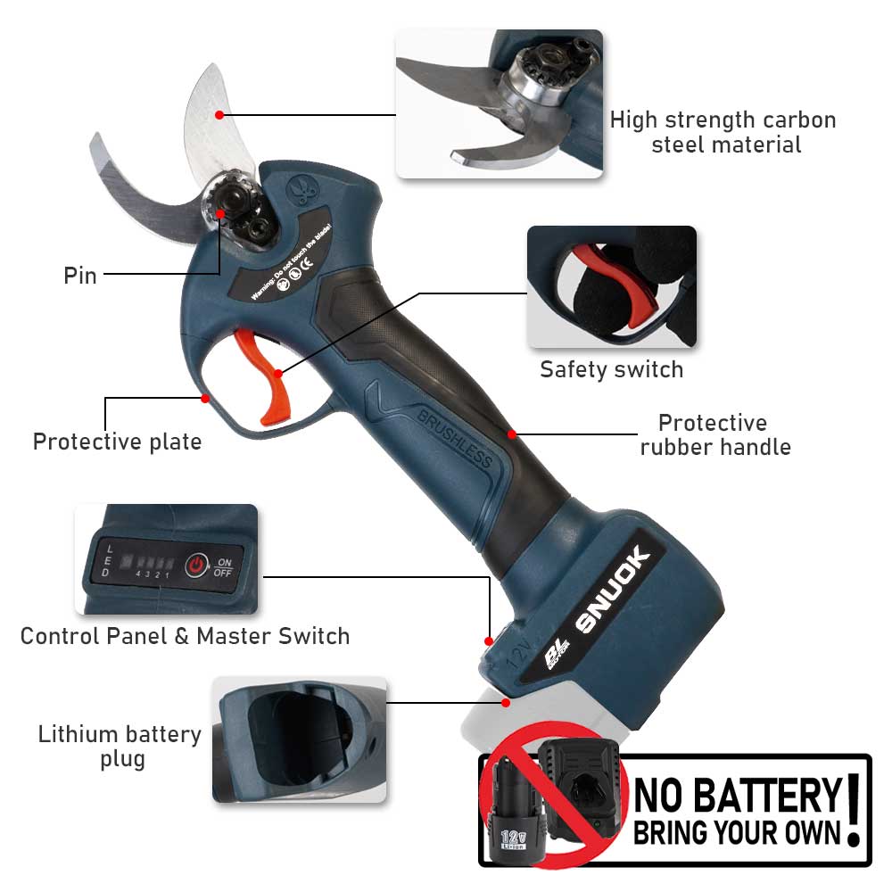 SNUOK 12V Gunting Pemangkas Li - Gardening Tool Diy ulasan dan harga