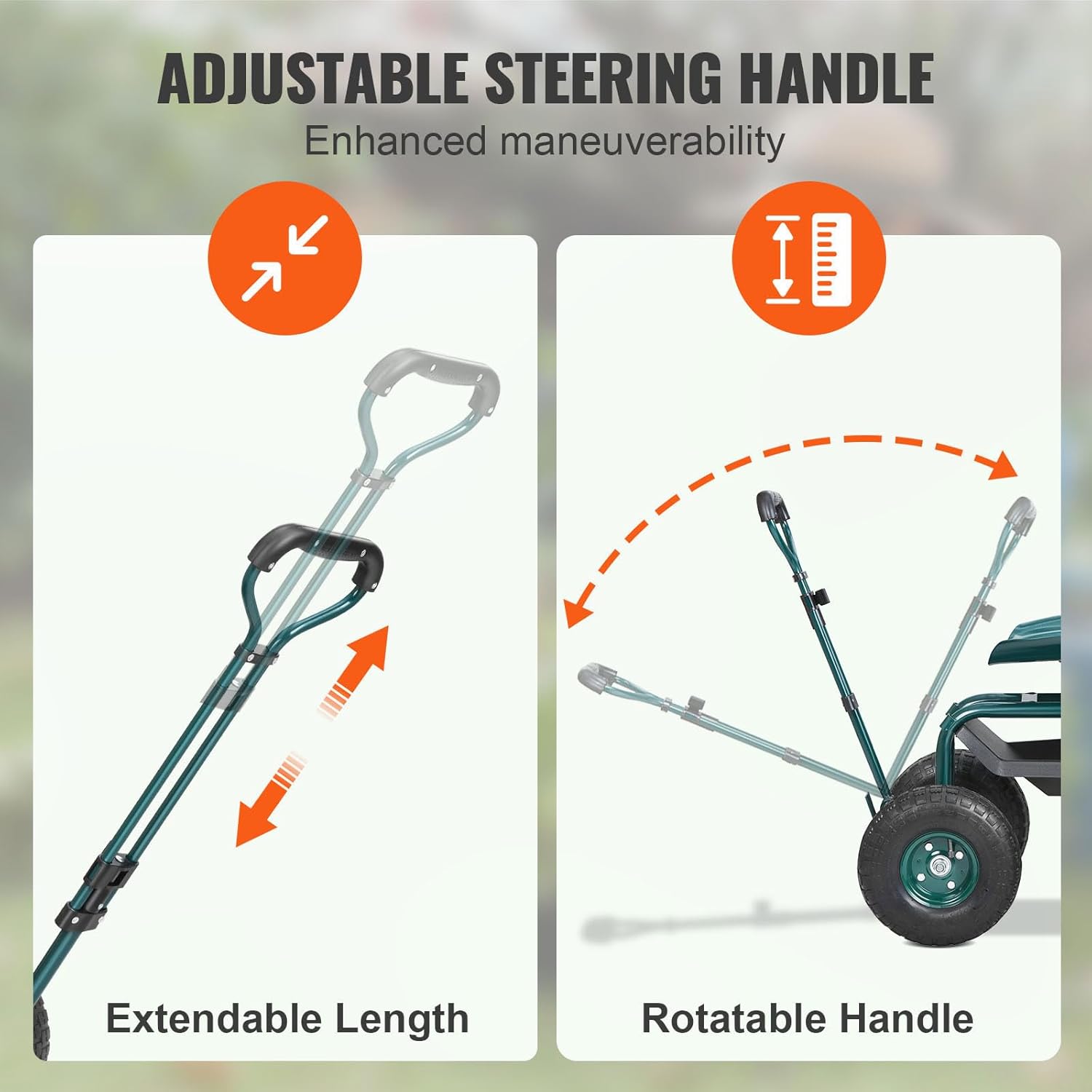 Kursi Kerja Beroda untuk Berke - Gardening Tools Uses ulasan dan harga