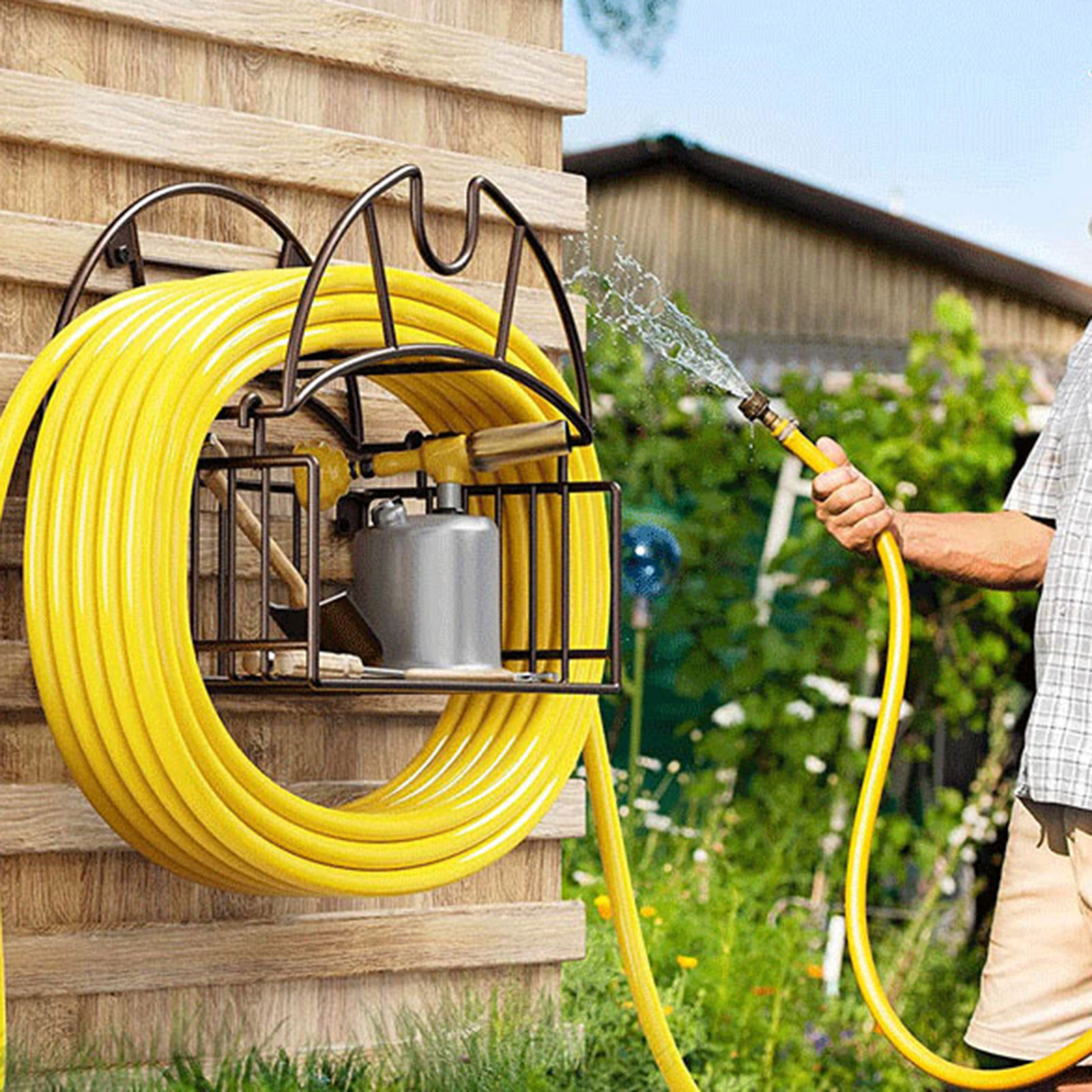 Tempat Selang Taman Terpasang  - Gardening Tools Water ulasan dan harga